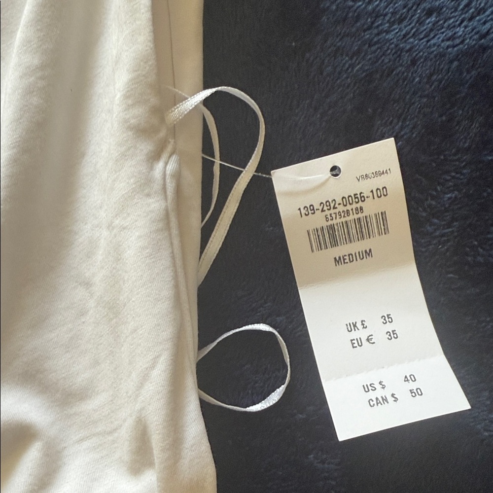 Abercrombie & Fitch white Modal-Blend Tee - Picture 4 of 4